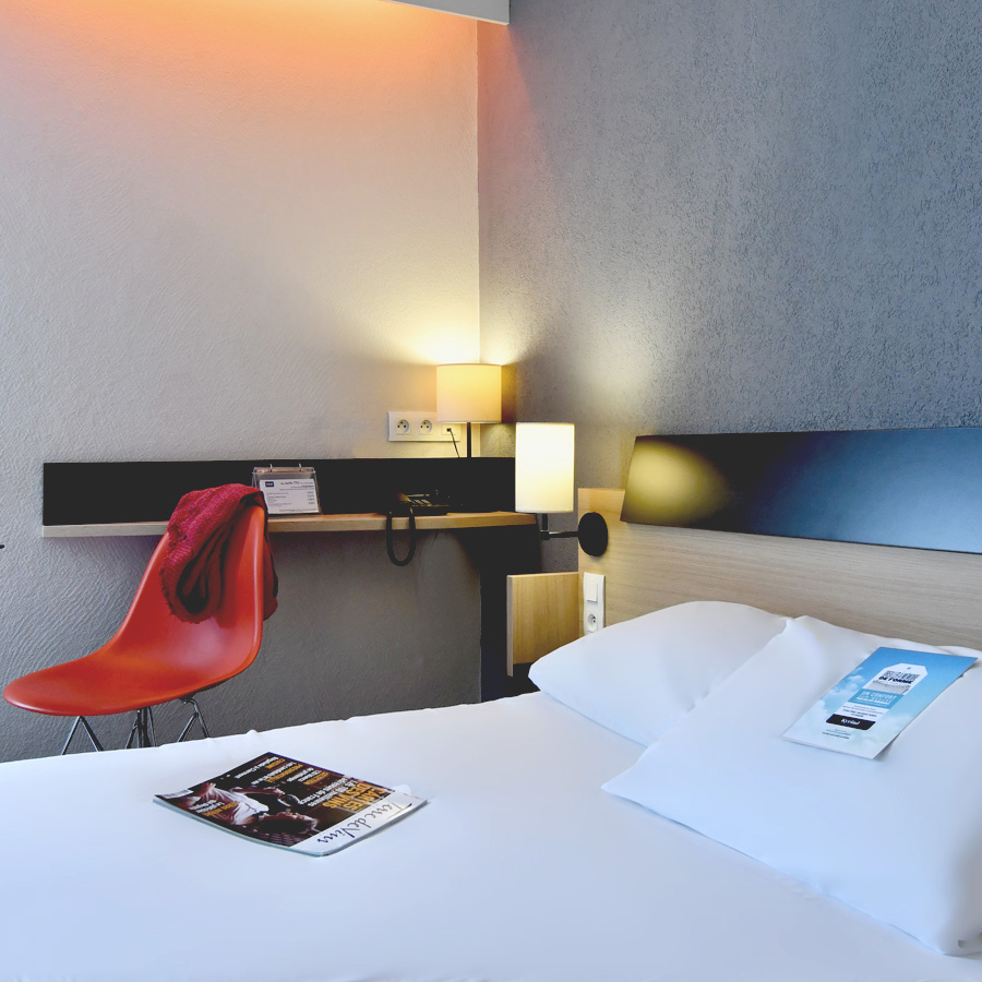 Chambres de l'hôtel Kyriad Tours